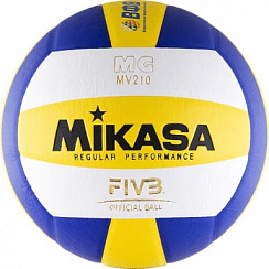 Мяч Mikasa MV210 р.5 белый-желтый-синий